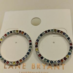 Free with $25min bundle! Rainbow Hoop Earrings 🌈